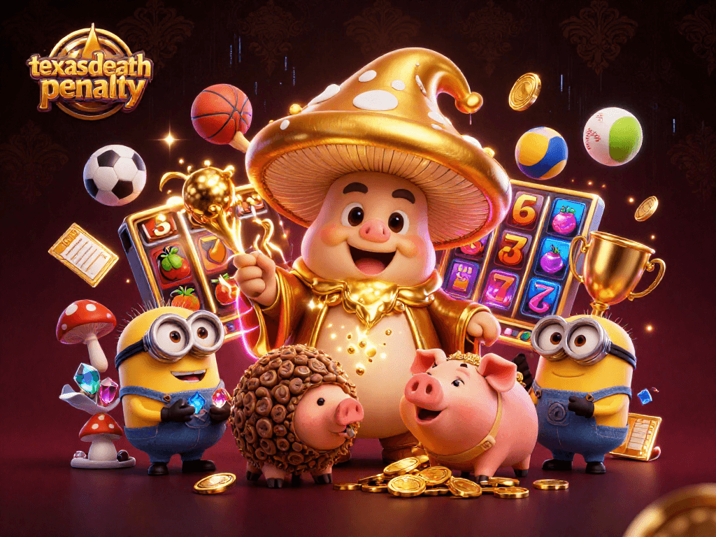 Win big at texasdeathpenalty with a magical casino scene featuring gaming elements and treasure!