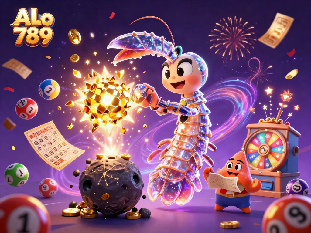Experience thrilling gaming action at ALo 789 with a vibrant 3D world exploding with rewards.
