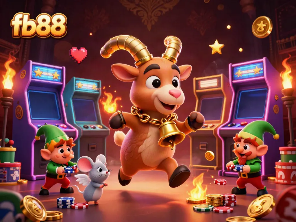 Engage in exciting casino action at fb88 with vibrant characters and dynamic gaming elements.
