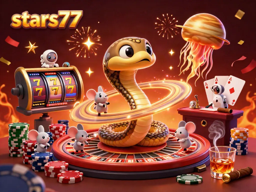 Putaran taruhan di slot dengan stars77 yang meriah dan penuh aksi.