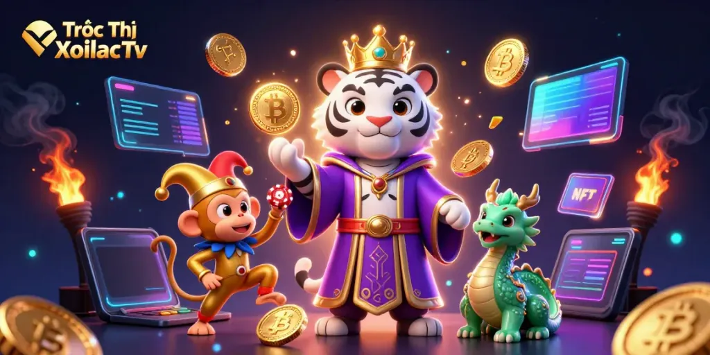 Enjoy thrilling action on Trực Tiếp XoilacTv with vibrant casino characters in a magical 3D world.