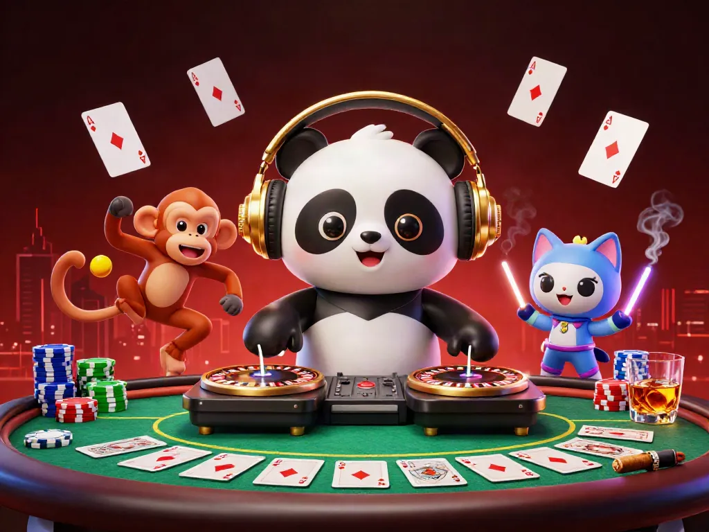 Engage with đăng nhập cm88 by joining a vibrant 3D casino scene filled with lively characters and poker action.