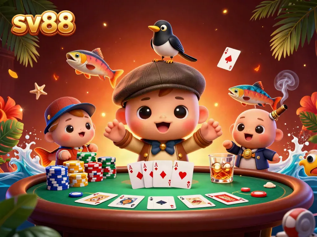 Catch exciting wins at sv88 with dynamic games and fun characters in a vibrant casino scene.