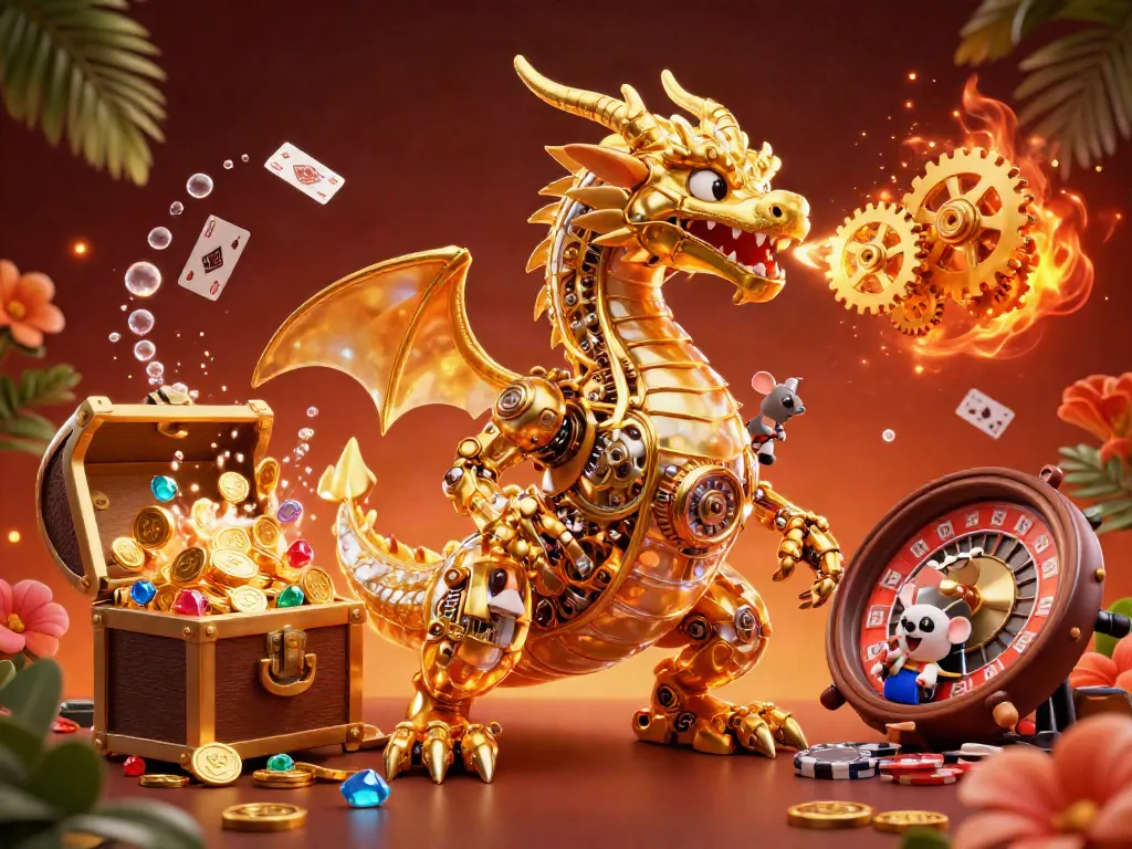 Play thrilling games with 9bet in an illustrated casino world filled with luck and excitement.
