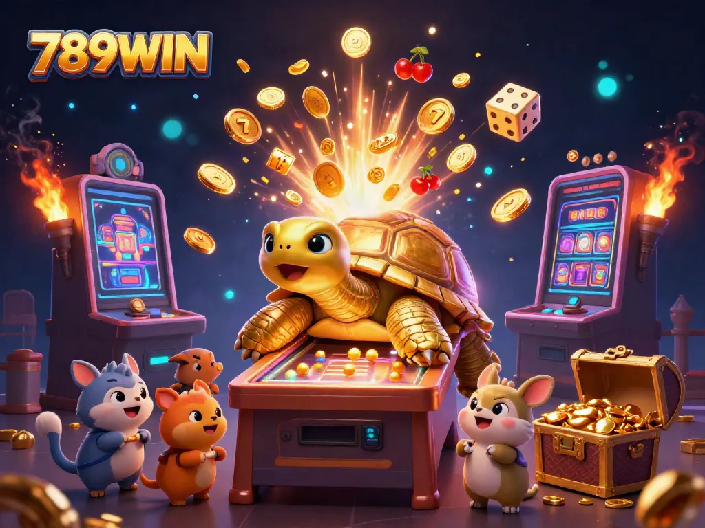 Experience excitement at 789WIN with a dynamic scene showcasing a rich casino atmosphere filled with vibrant gaming elements.