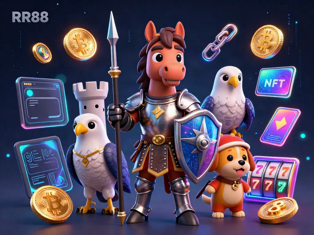 Experience the thrill of RR88 with 3D characters and cryptocurrency gaming elements.