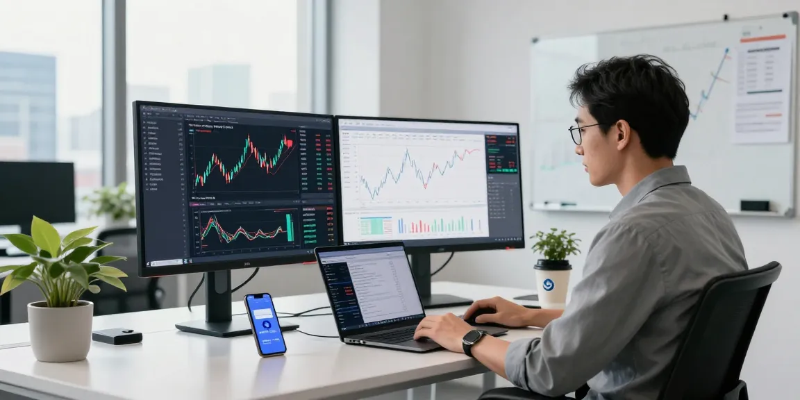 Analyze Dow Jones index API data in a modern workspace with live market dashboards and coding tools.