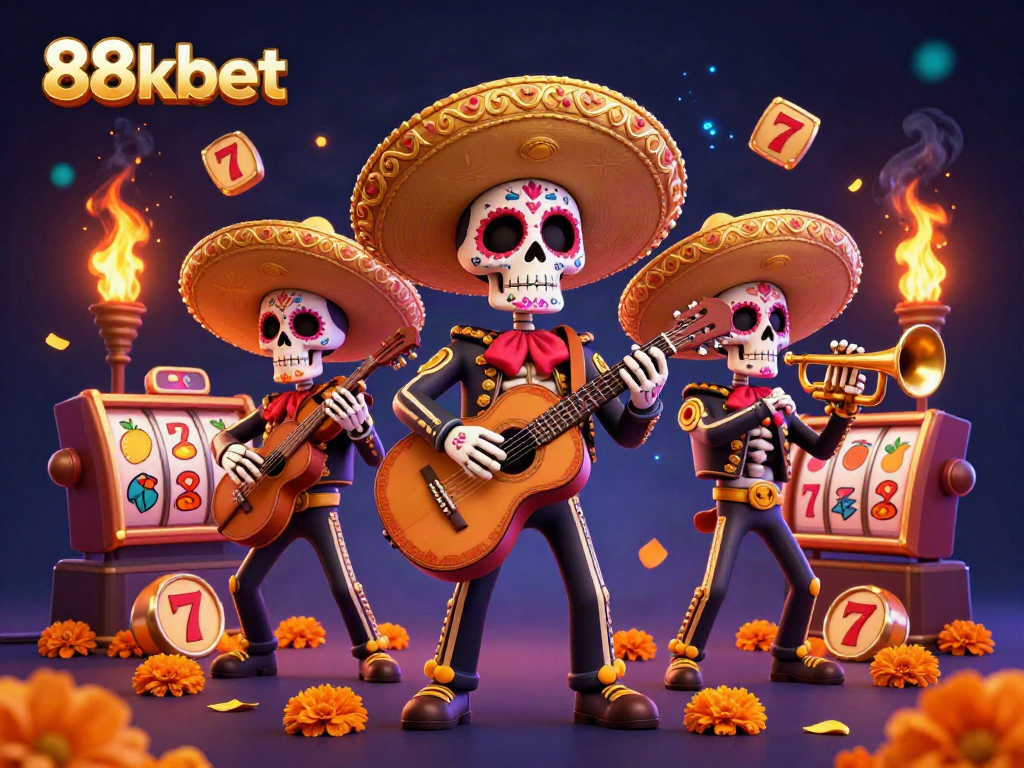 Experience thrilling gaming with 88kbet’s vibrant casino scene featuring unique characters and colorful slots.